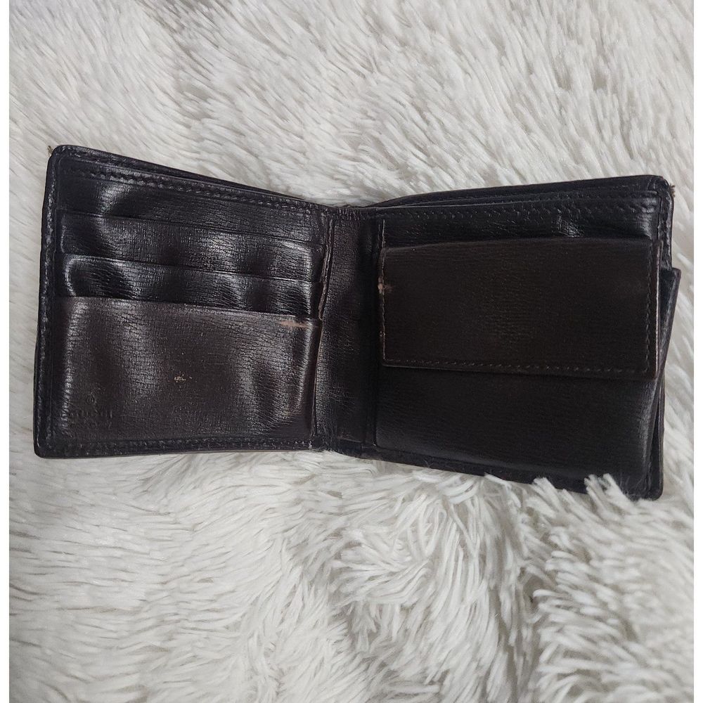 Men's Bi-Fold Gucci Monogram Logo Wallet ~ Authentic - Picture 8 of 10